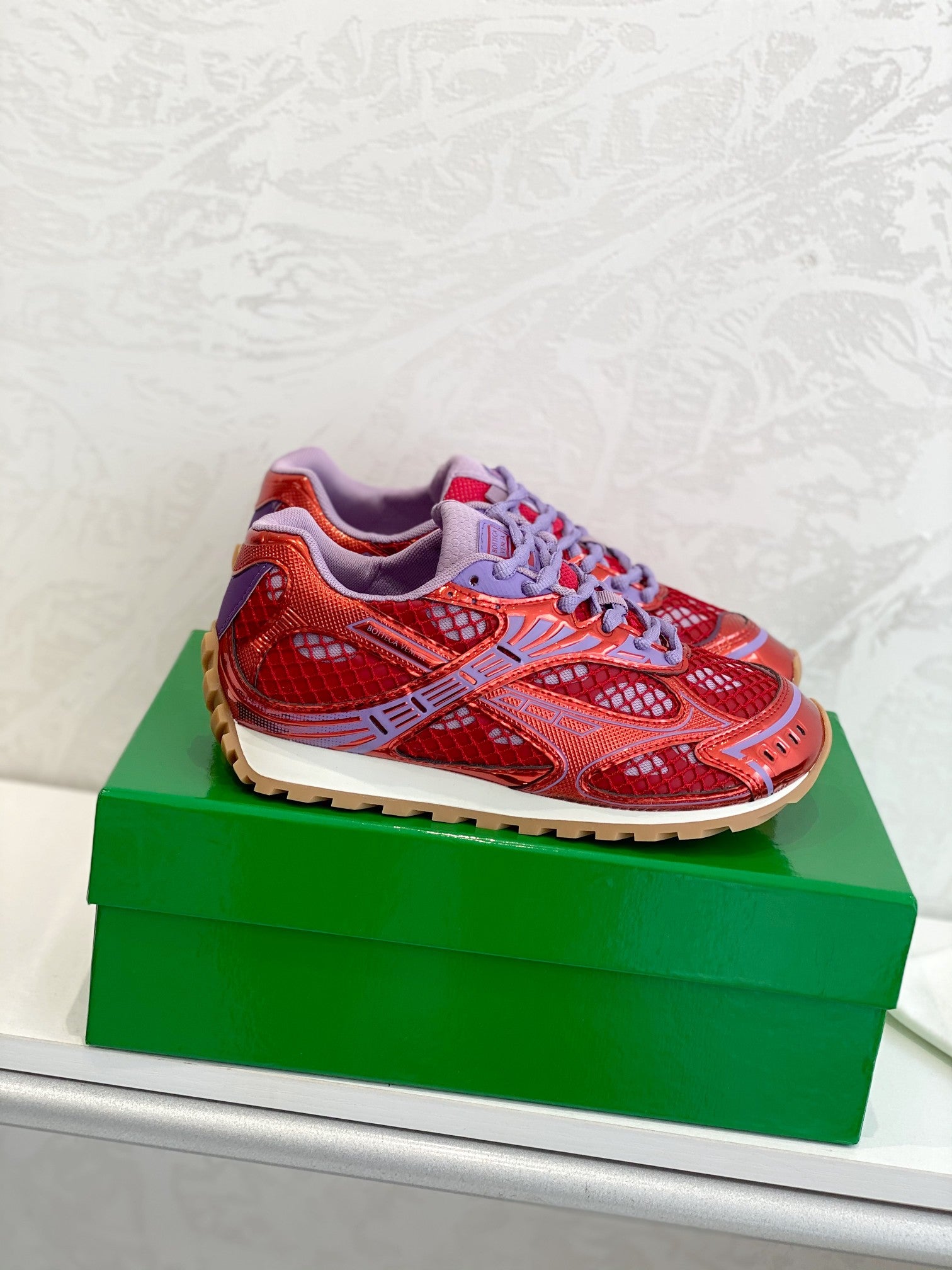 Red/Purple Bottega Venetas