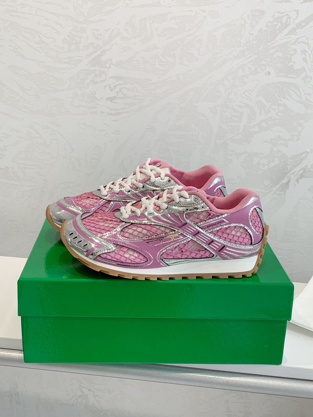 Pink Bottega Veneta