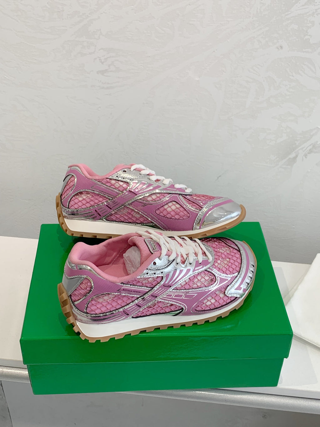 Pink Bottega Veneta