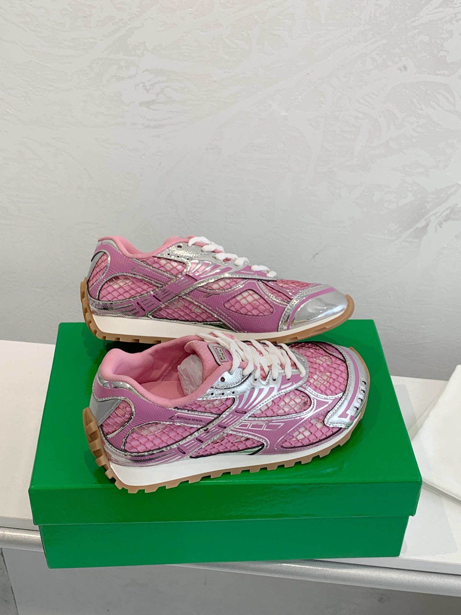 Pink Bottega Veneta