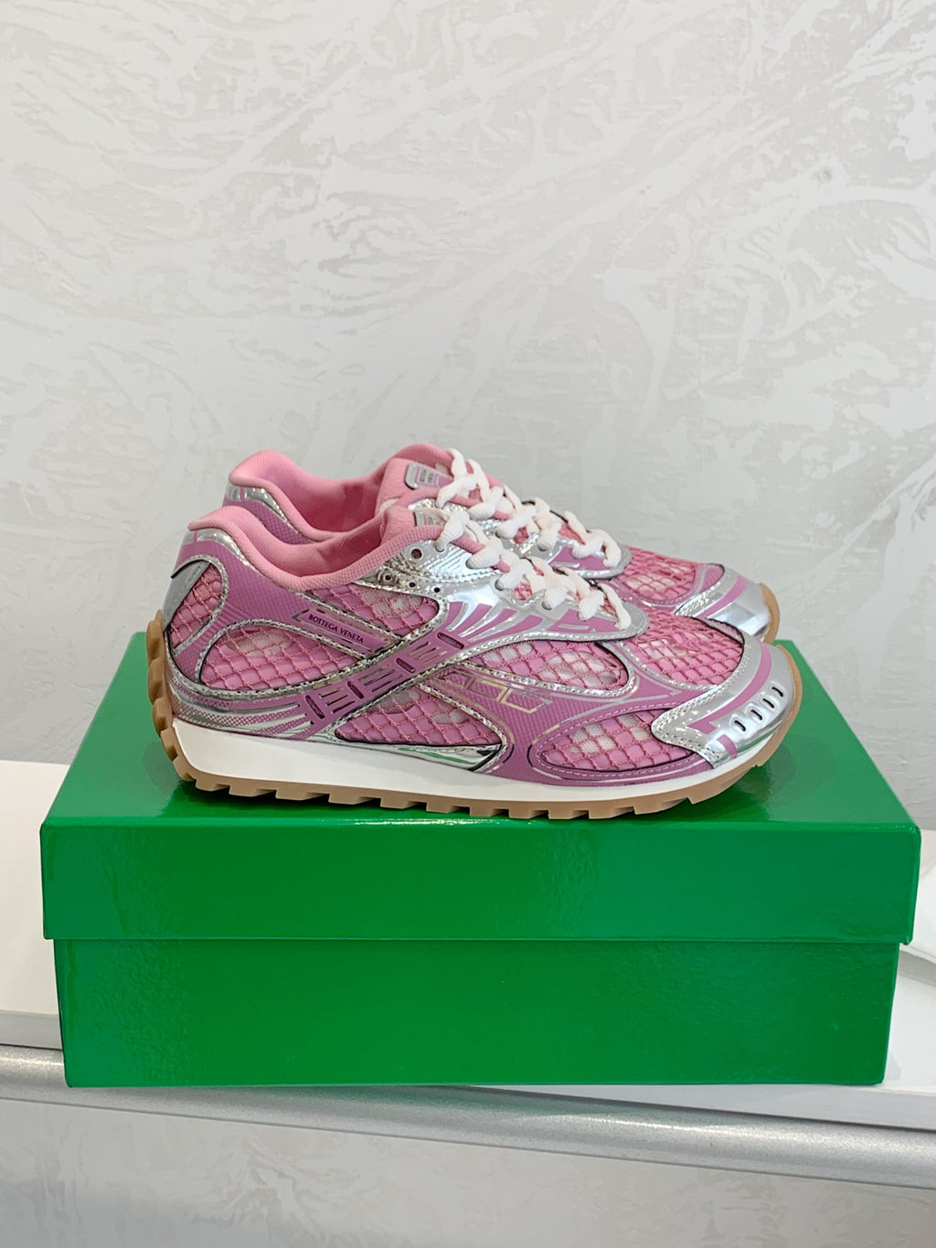 Pink Bottega Veneta