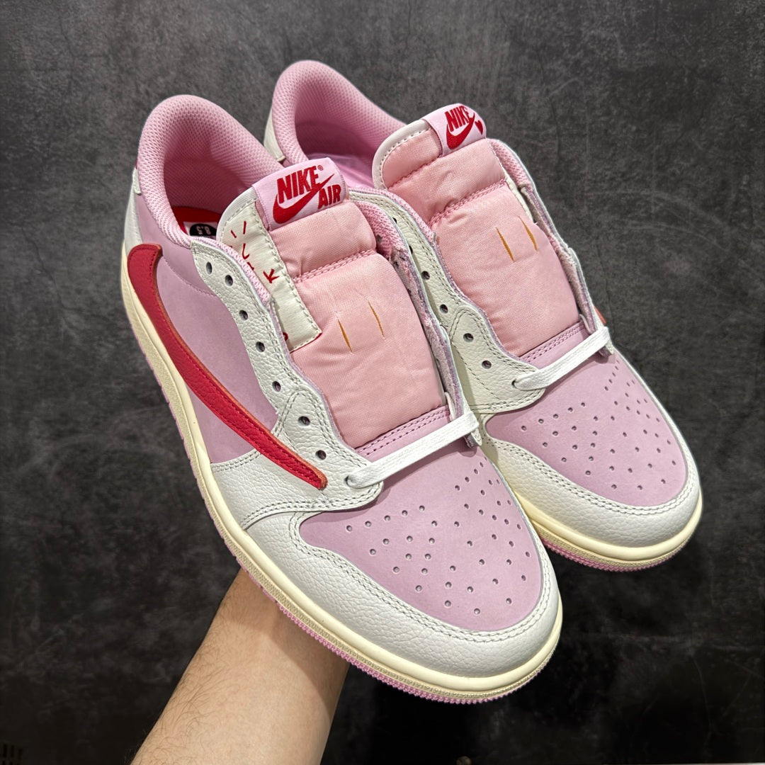 Jordon 1 Low Travis Scott Tropical Pink