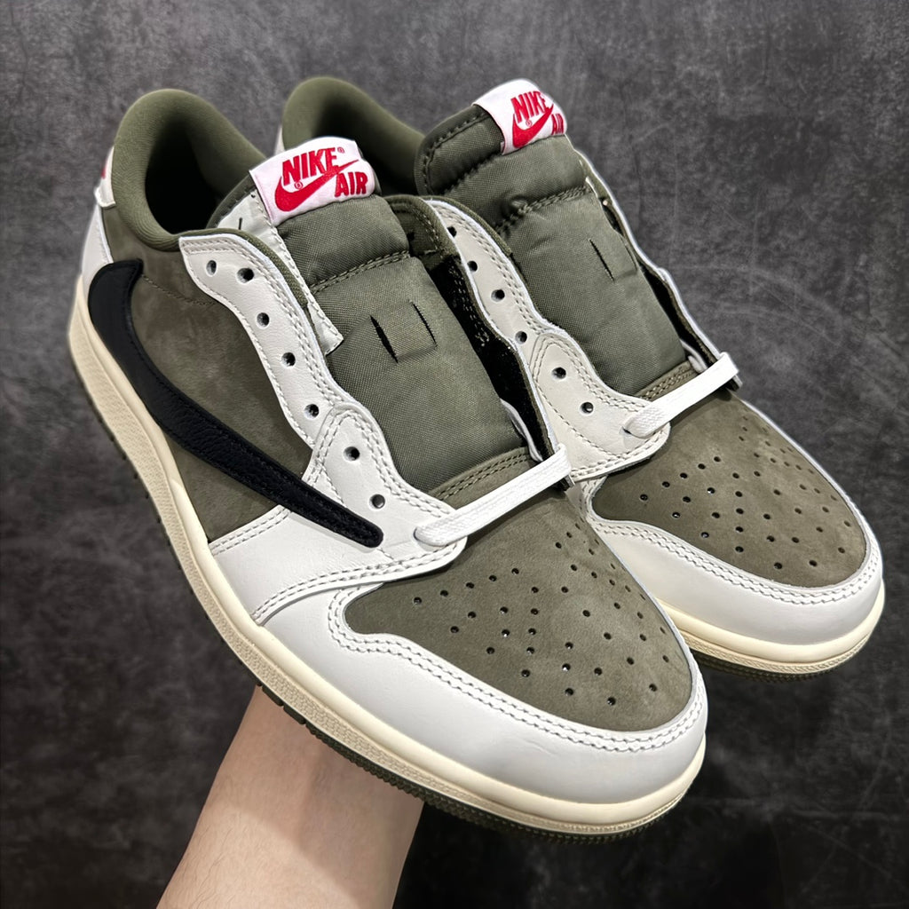 Jordon 1 Travis Scott Olive