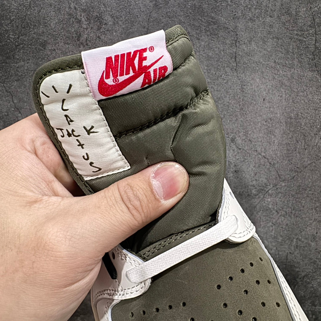 Jordon 1 Travis Scott Olive