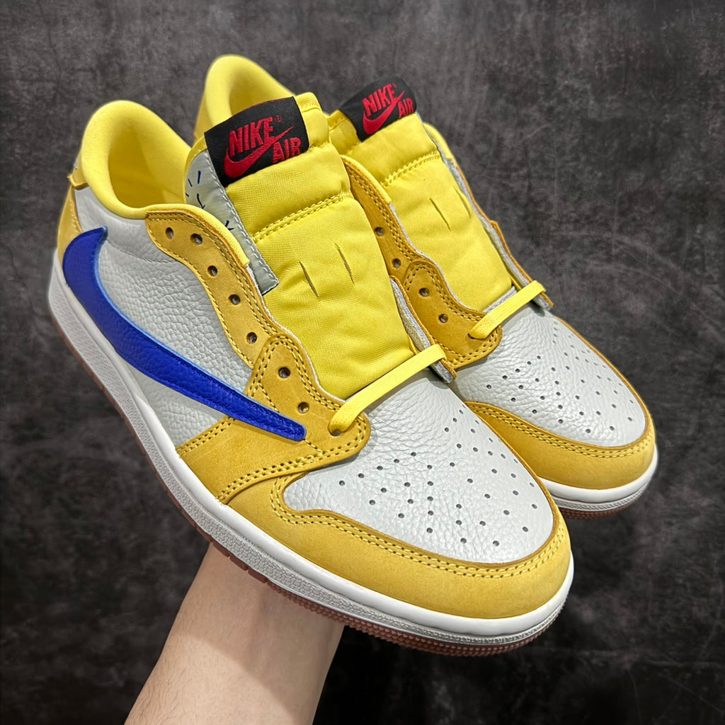 Jordan 1 Travis Scott Canary Yellow